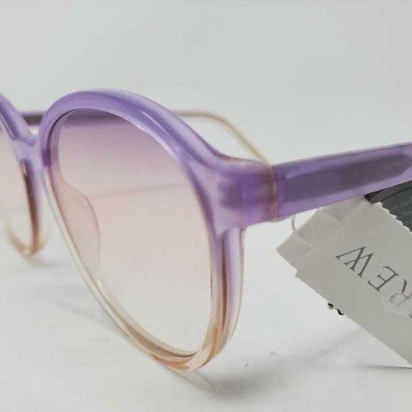 New women\'s J Crew retro ombre round sunglasses Orchid Fade main image 4